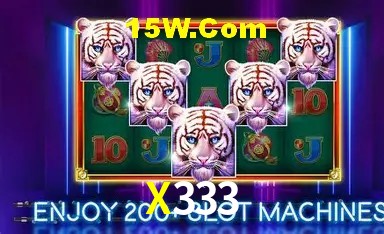 Tela de boas-vindas e lobby de jogos do aplicativo X333